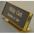 Elegant Desk Name Plate & Holder (8")